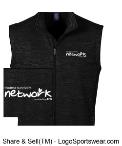 Devon & Jones Men's Newbury Mélange Fleece Vest Design Zoom